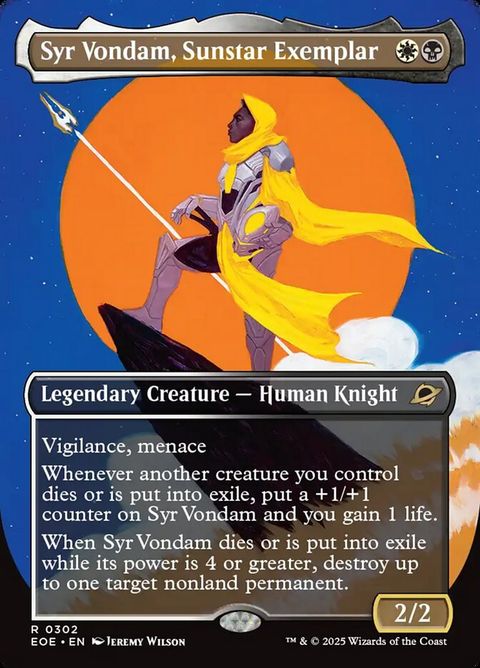 Syr Vondam, Sunstar Exemplar (302)