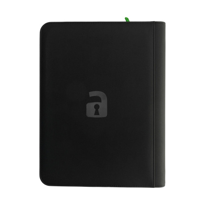 Vault X - 16-Pocket Exo-Tec® XXL Zip Binder - Black
