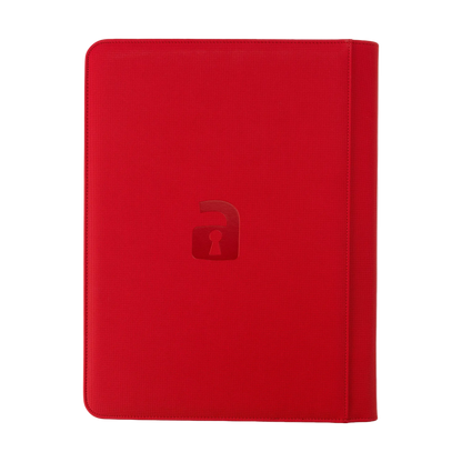 Vault X - 16-Pocket Exo-Tec® XXL Zip Binder - Red