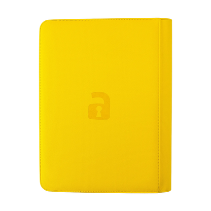 Vault X - 16-Pocket Exo-Tec® XXL Zip Binder - Yellow