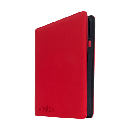 Vault X - 16-Pocket Exo-Tec® XXL Zip Binder - Red