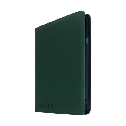 Vault X - 16-Pocket Exo-Tec® XXL Zip Binder - Green