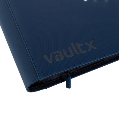 Vault X - 16-Pocket Exo-Tec® XXL Zip Binder - Blue