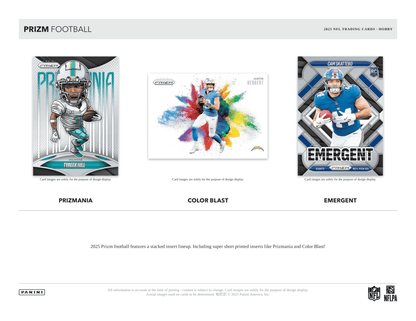 Panini - 2025 Prizm American Football (NFL) - Hobby Box