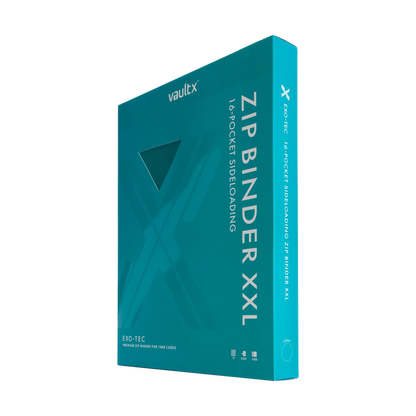 Vault X - 16-Pocket Exo-Tec® XXL Zip Binder - Teal