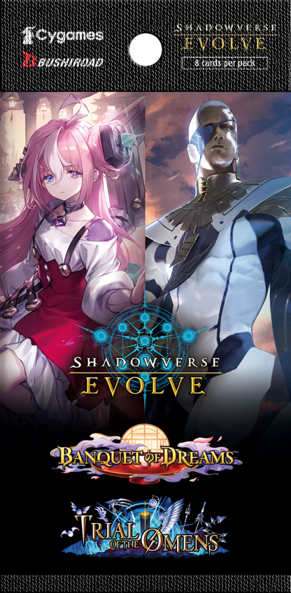 Shadowverse: Evolve - Combined Set 02 - Banquet of Dreams &amp; Trial of the Omens - Display Case (20x Booster Boxes)