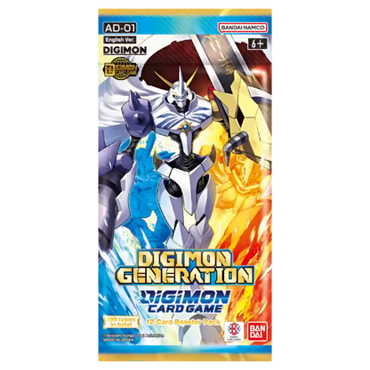 Digimon Card Game - Digimon Generation (AD01) - Advanced Booster Box (12 Packs)