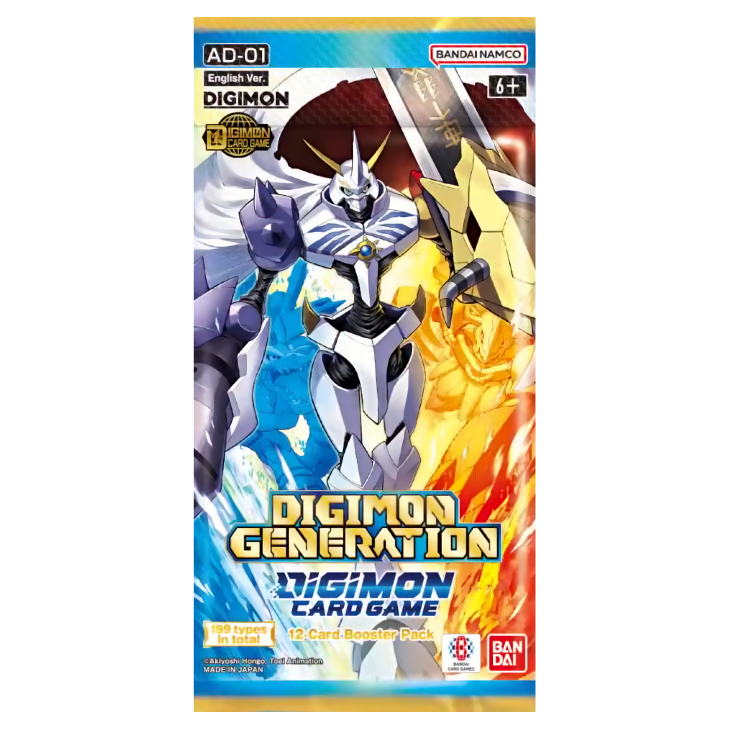 Digimon Card Game - Digimon Generation (AD01) - Display Case (12x Advanced Booster Boxes)