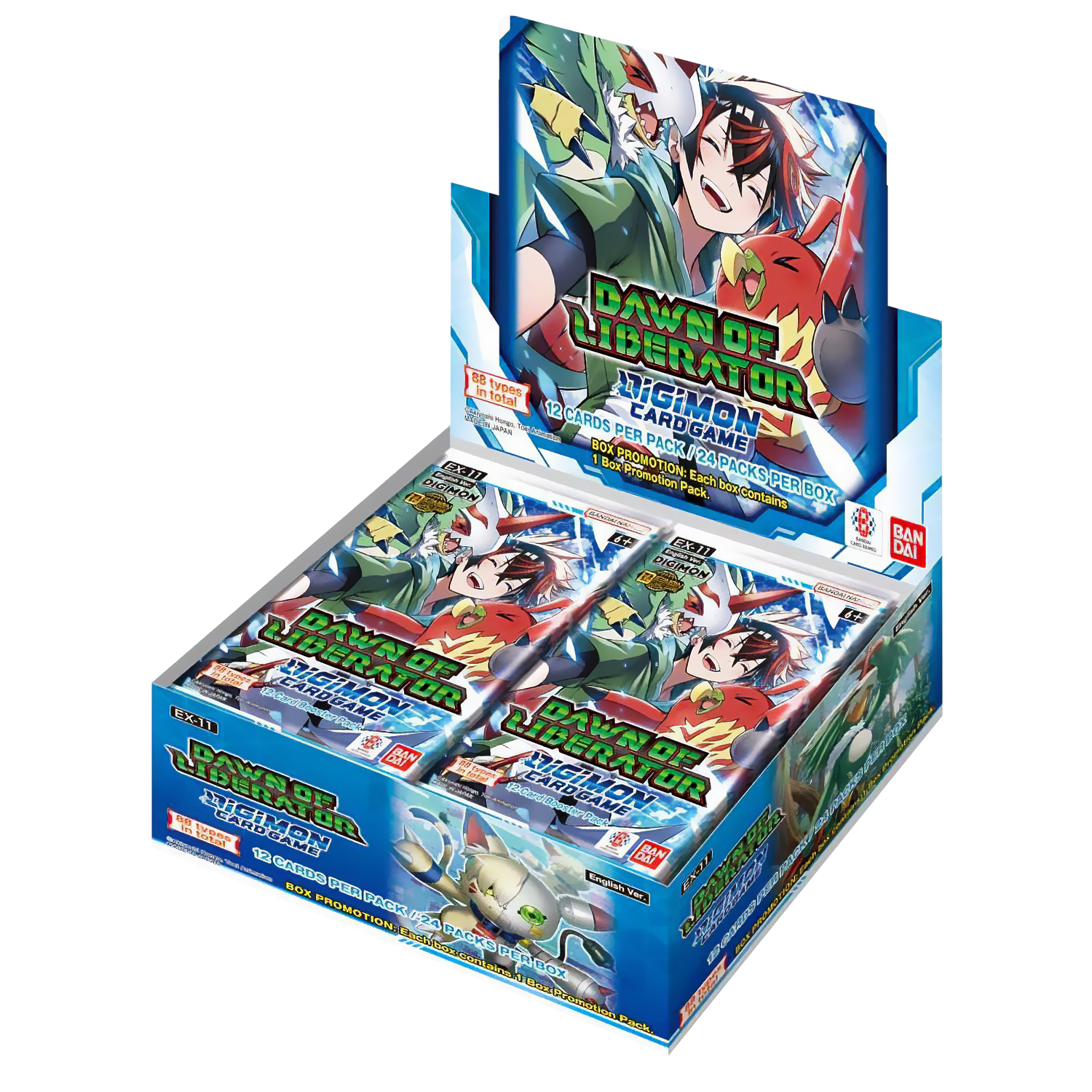 Digimon Card Game - Dawn of Liberator (EX11) - Display Case (12x Booster Boxes)
