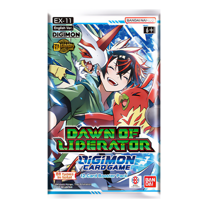 Digimon Card Game - Dawn of Liberator (EX11) - Display Case (12x Booster Boxes)