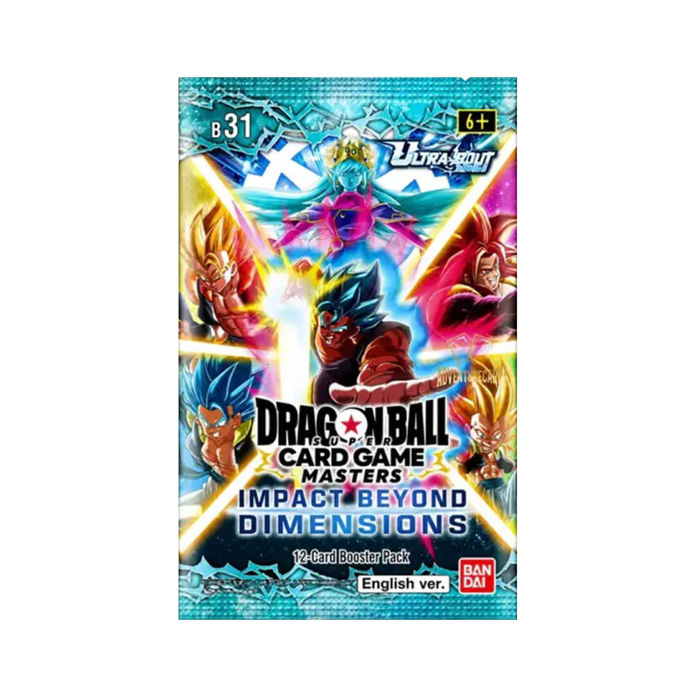 Dragon Ball Super CG Masters - Ultra-Bout Series Set 04 - Impact Beyond Dimensions (B31) - Display Case (12x Booster Boxes)