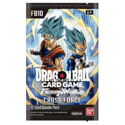 Dragon Ball Super CG Fusion World - Cross Force (FB10) - Booster Box (24x Packs)