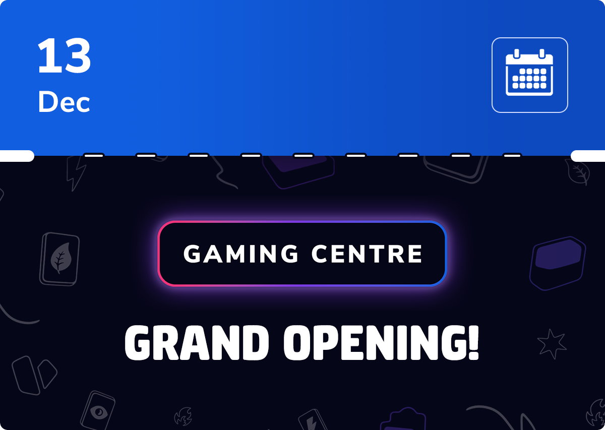 The Card Vault: Gaming Centre - Grand Opening - 13/12/2025