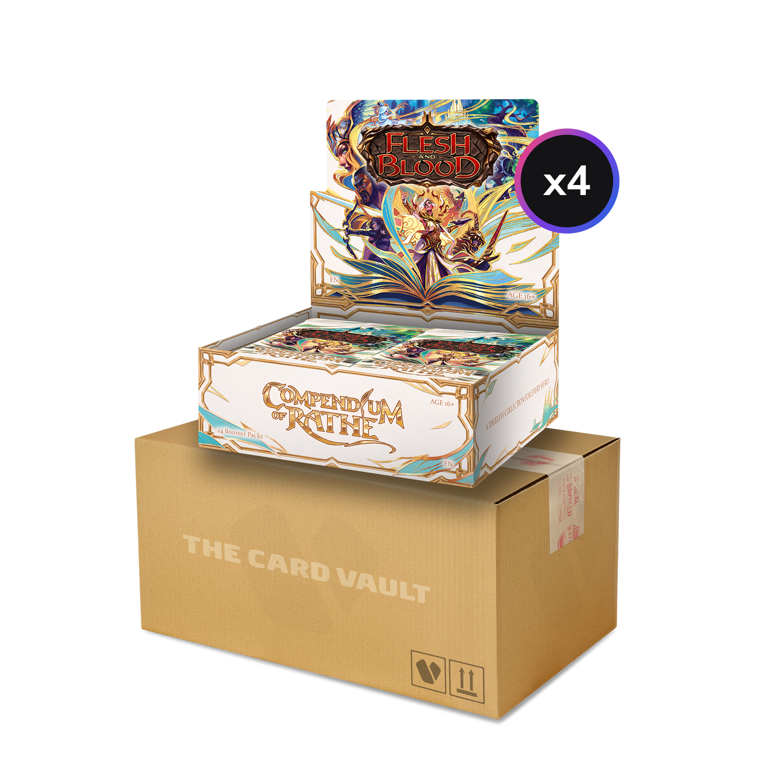 Flesh and Blood TCG - Compendium of Rathe - Display Case (4x Booster Boxes)