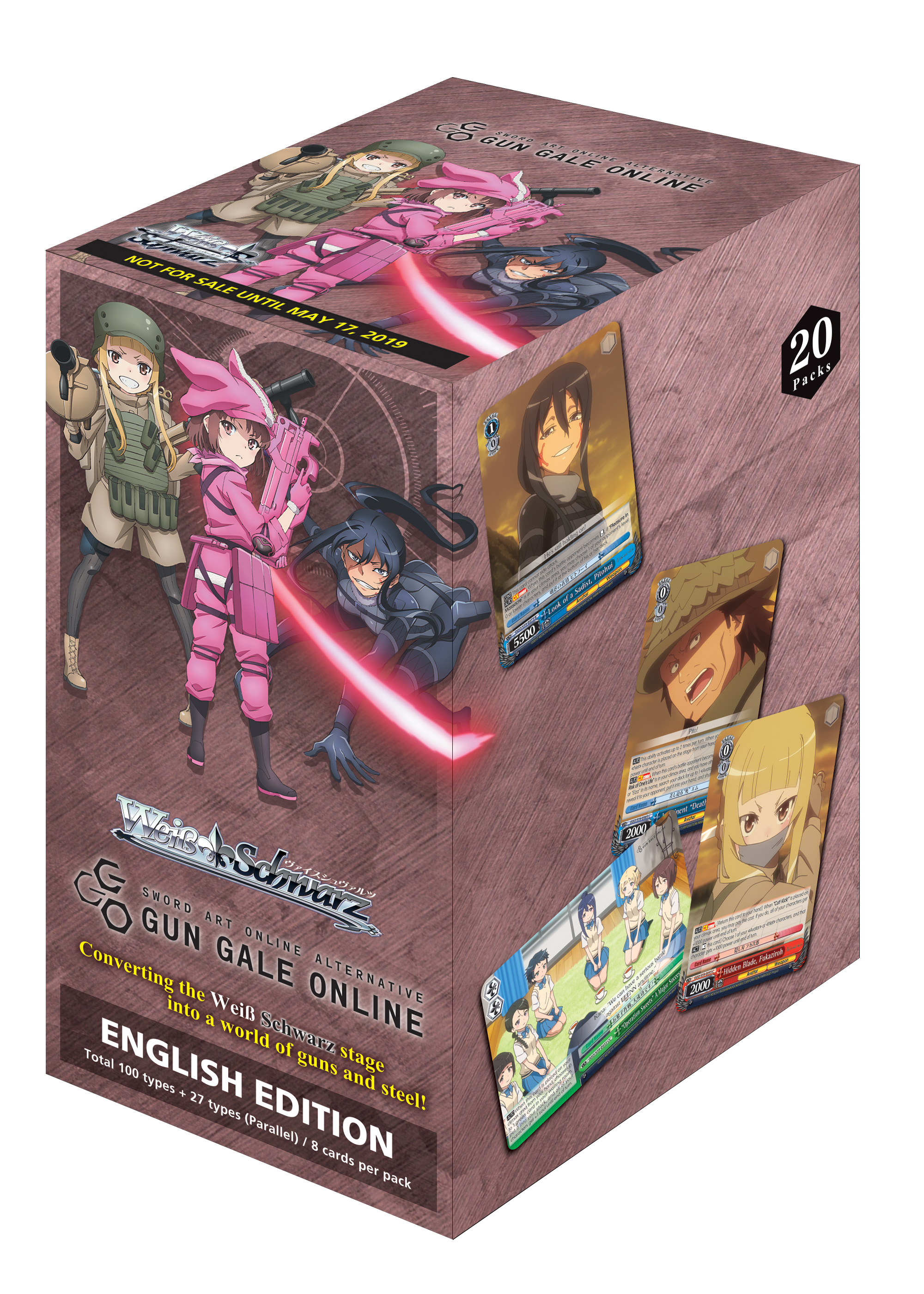 Weiss Schwarz - Sword Art Online Alternative: Gun Gale Online - Booster Box (20x Packs) (Reprint)