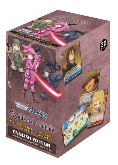 Weiss Schwarz - Sword Art Online Alternative: Gun Gale Online - Booster Box (20x Packs) (Reprint)