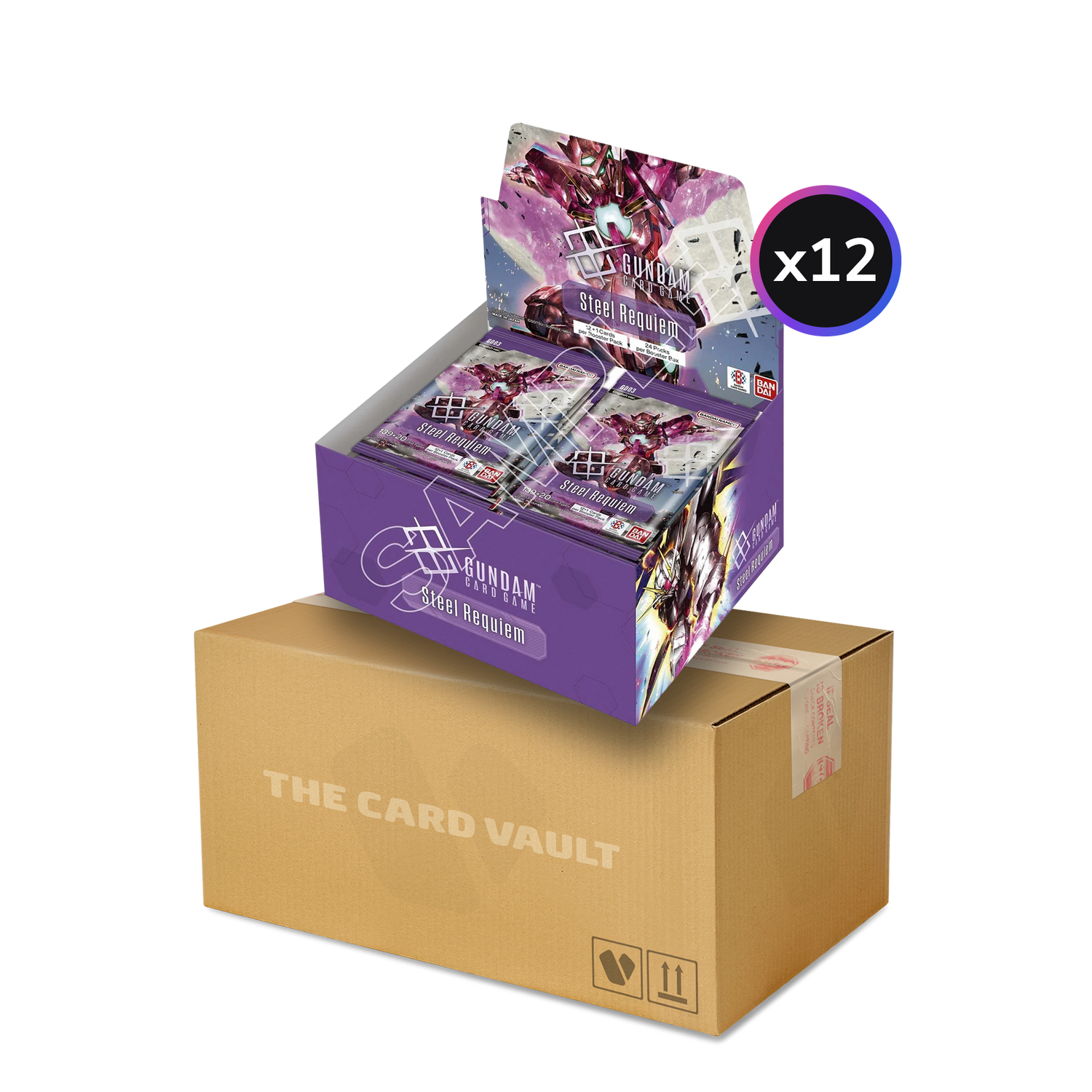 Gundam Card Game - Steel Requiem (GD03) - Display Case (12x Booster Boxes)