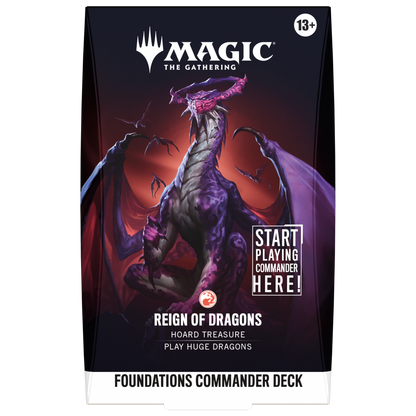 Magic: The Gathering - Reality Fracture - Foundations Commander Deck - Reign Of Dragons