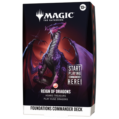 Magic: The Gathering - Reality Fracture - Foundations Commander Deck - Reign Of Dragons