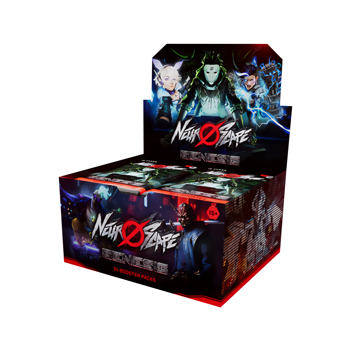 Neuroscape TCG - Set 01 - Genesis - Booster Box (24x Packs) (Unlimited Edition)