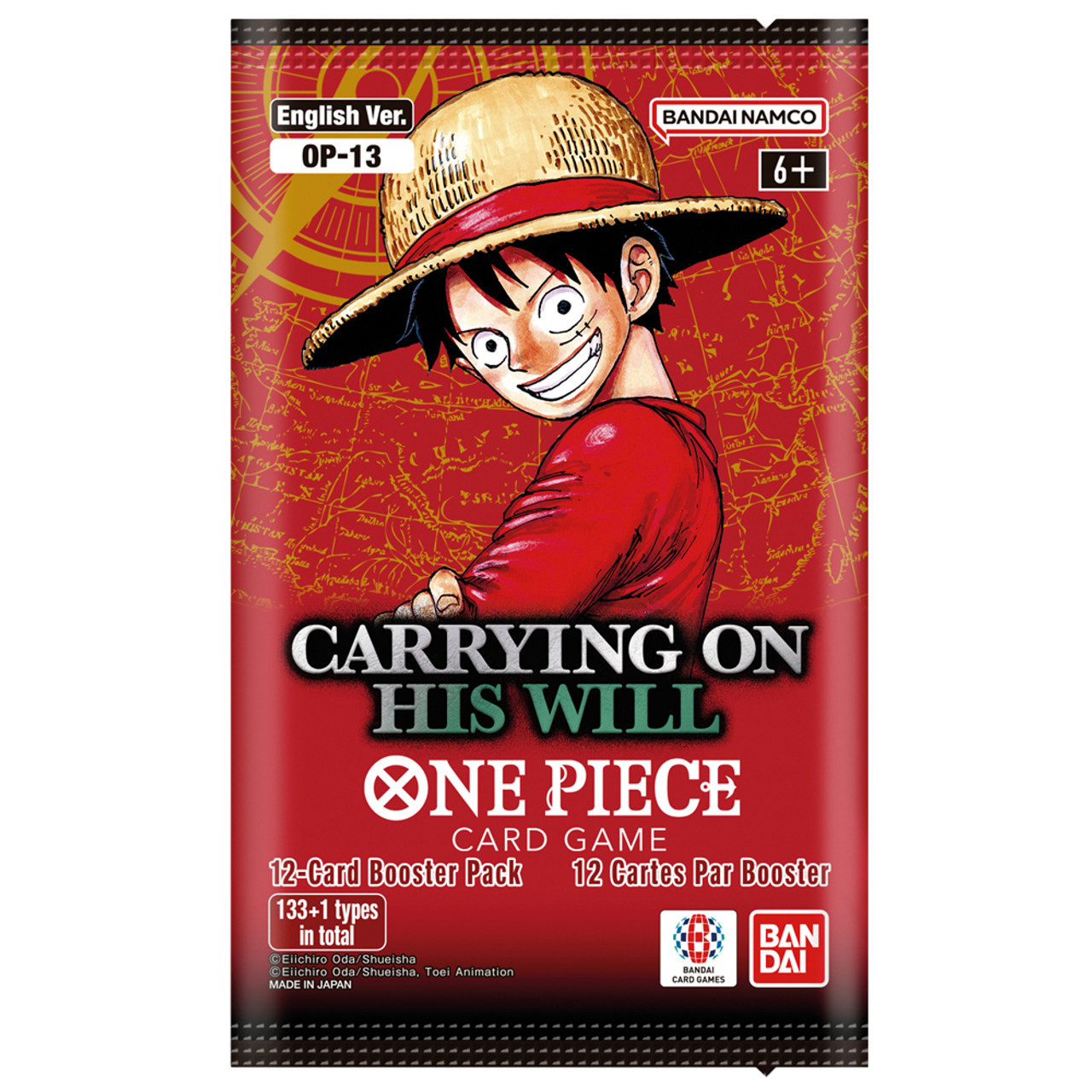 One Piece TCG - Carrying On His Will (OP-13) - Booster Pack