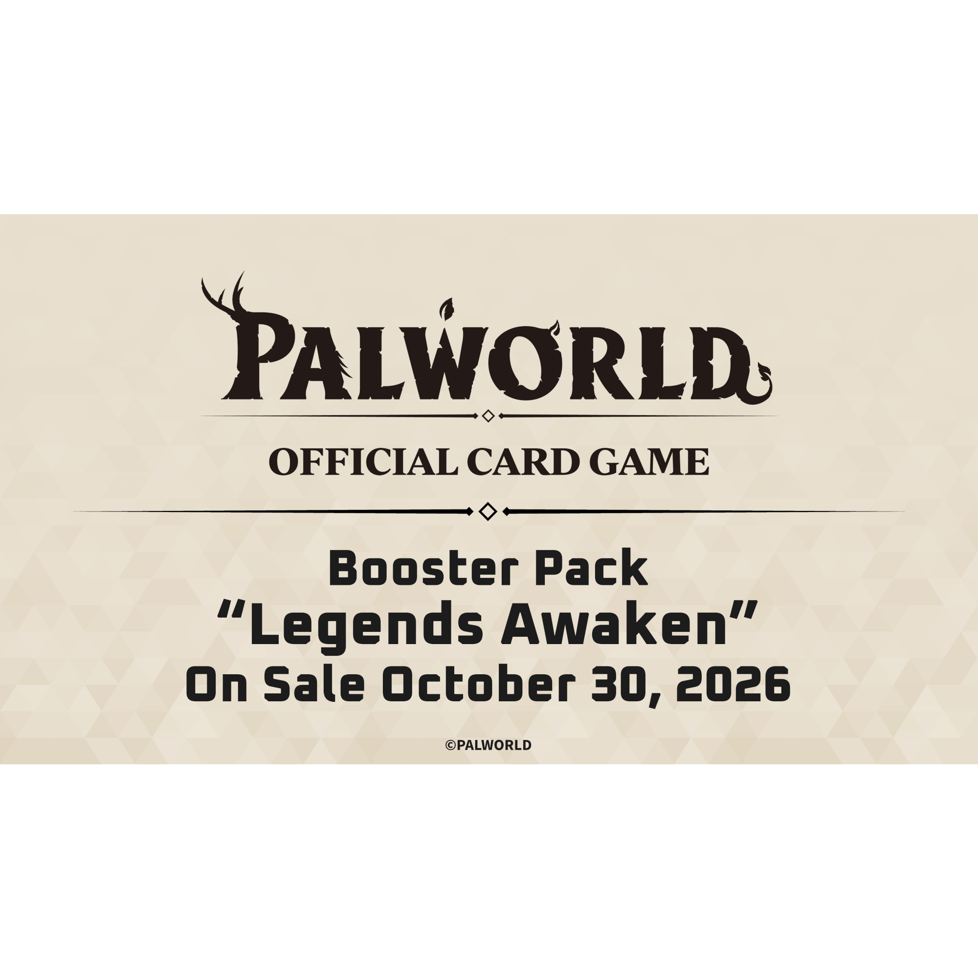 Palworld Official Card Game - Legends Awaken - Booster Box (12x Packs)