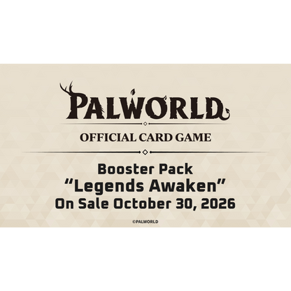 Palworld Official Card Game - Legends Awaken - Display Case (12x Booster Boxes)