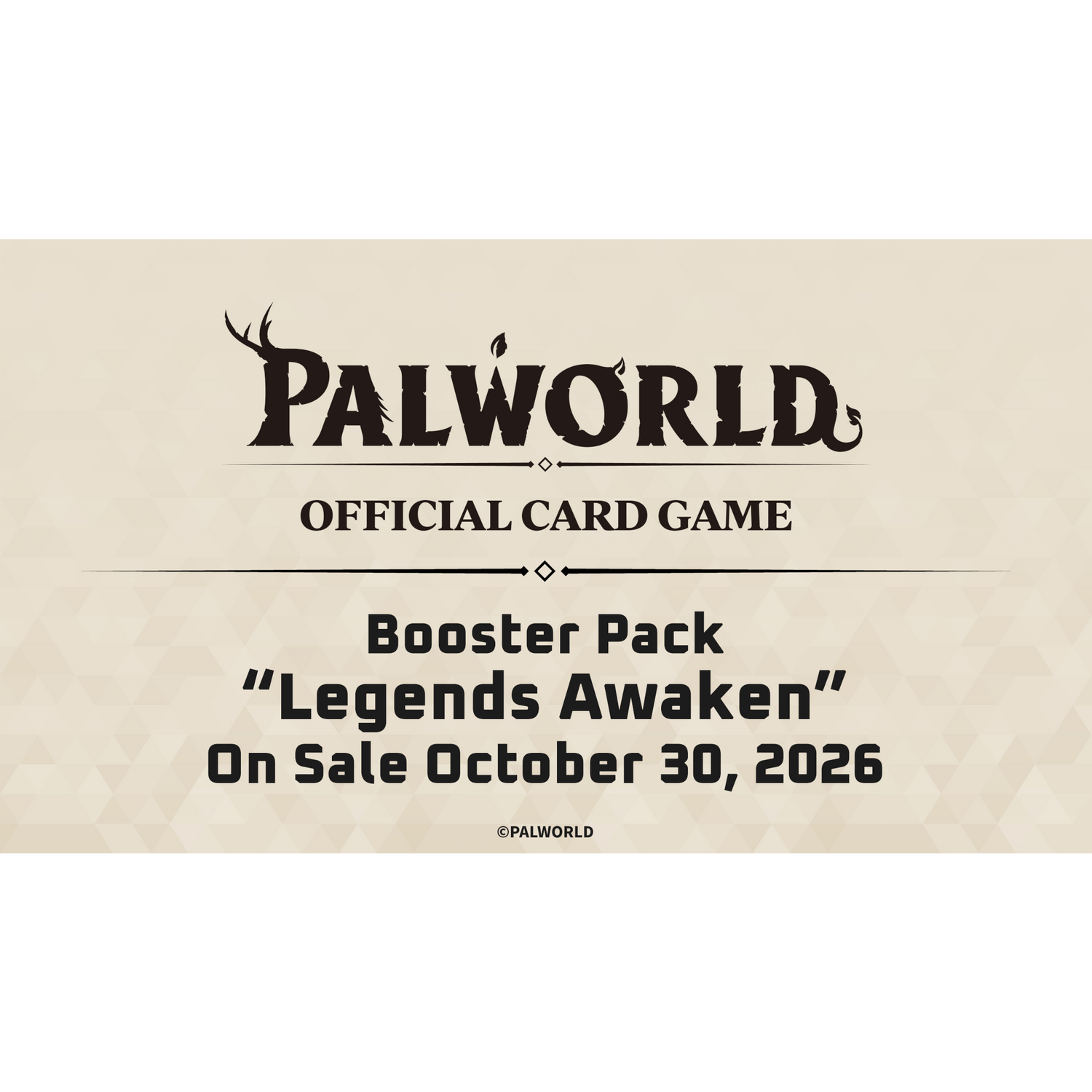 Palworld Official Card Game - Legends Awaken - Booster Pack