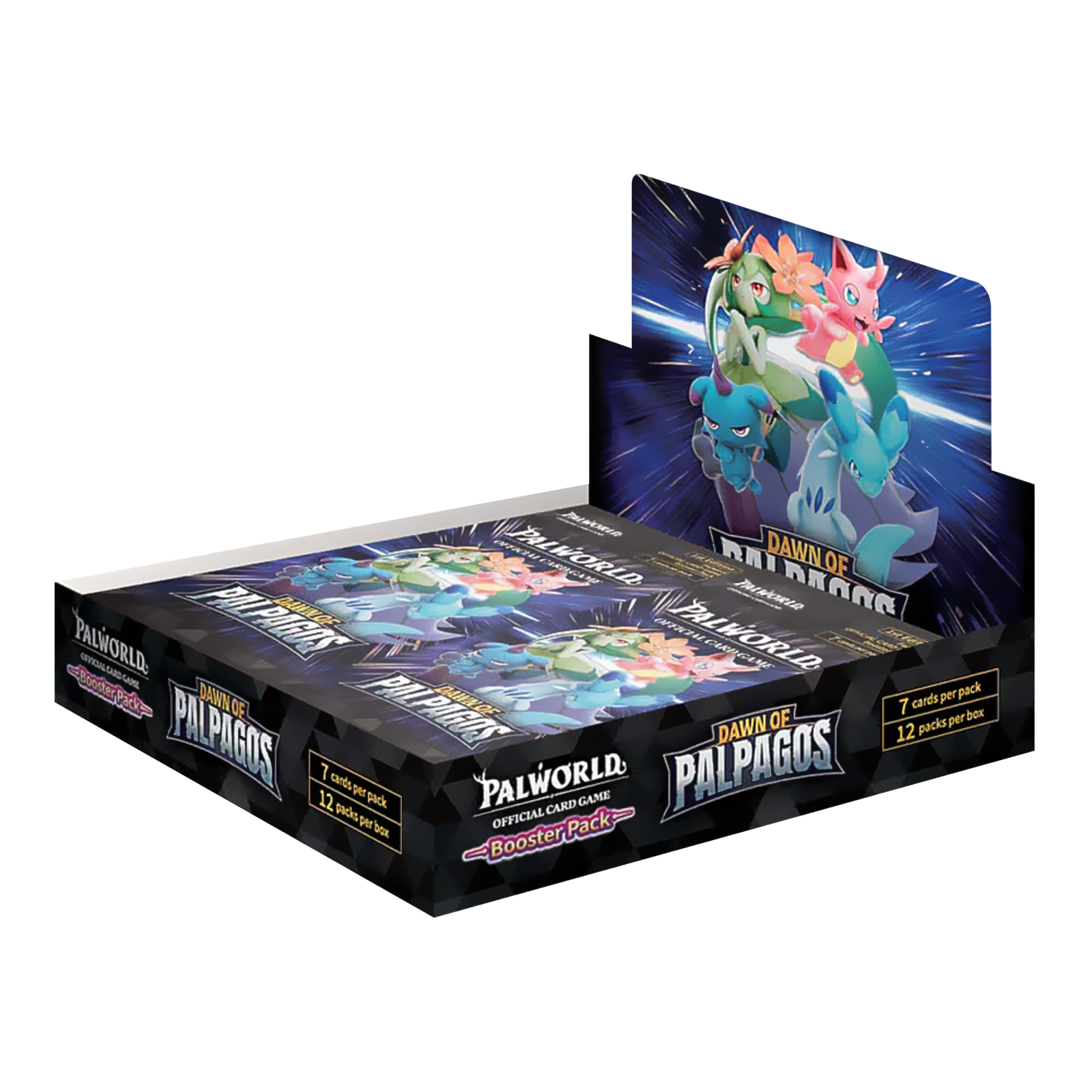 Palworld Official Card Game - Dawn of Palpagos - Display Case (12x Booster Boxes)