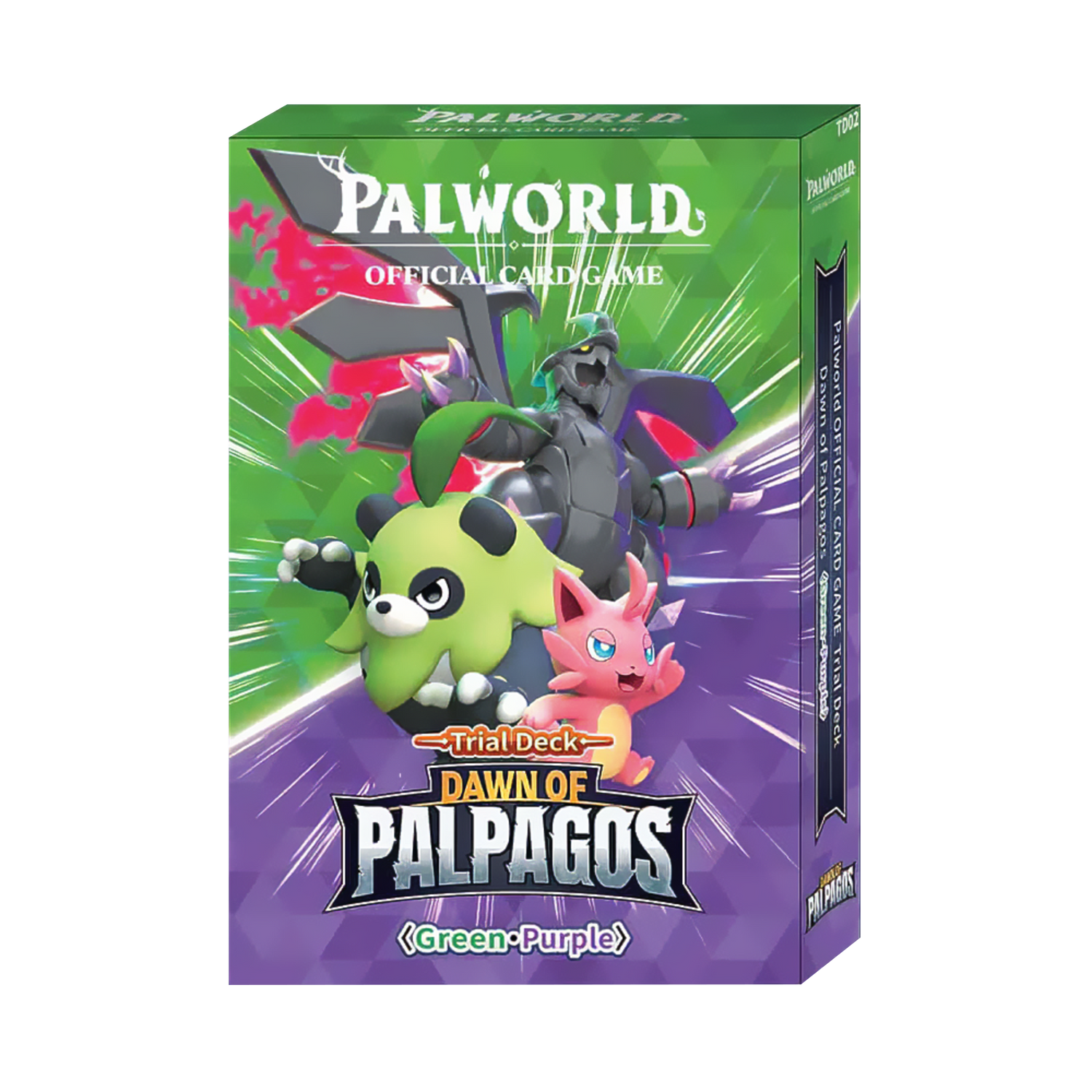 Palworld Official Card Game - Dawn of Palpagos - Green-Purple Trial Deck