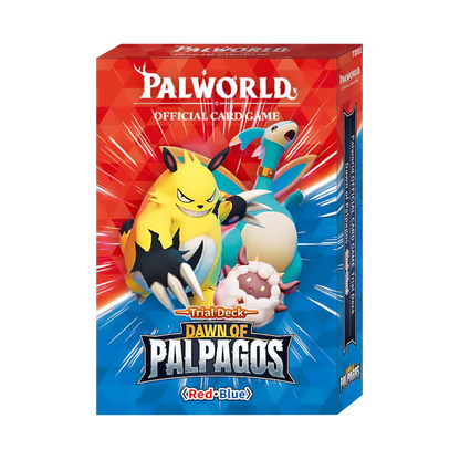 Palworld Official Card Game - Dawn of Palpagos - Red-Blue Trial Deck