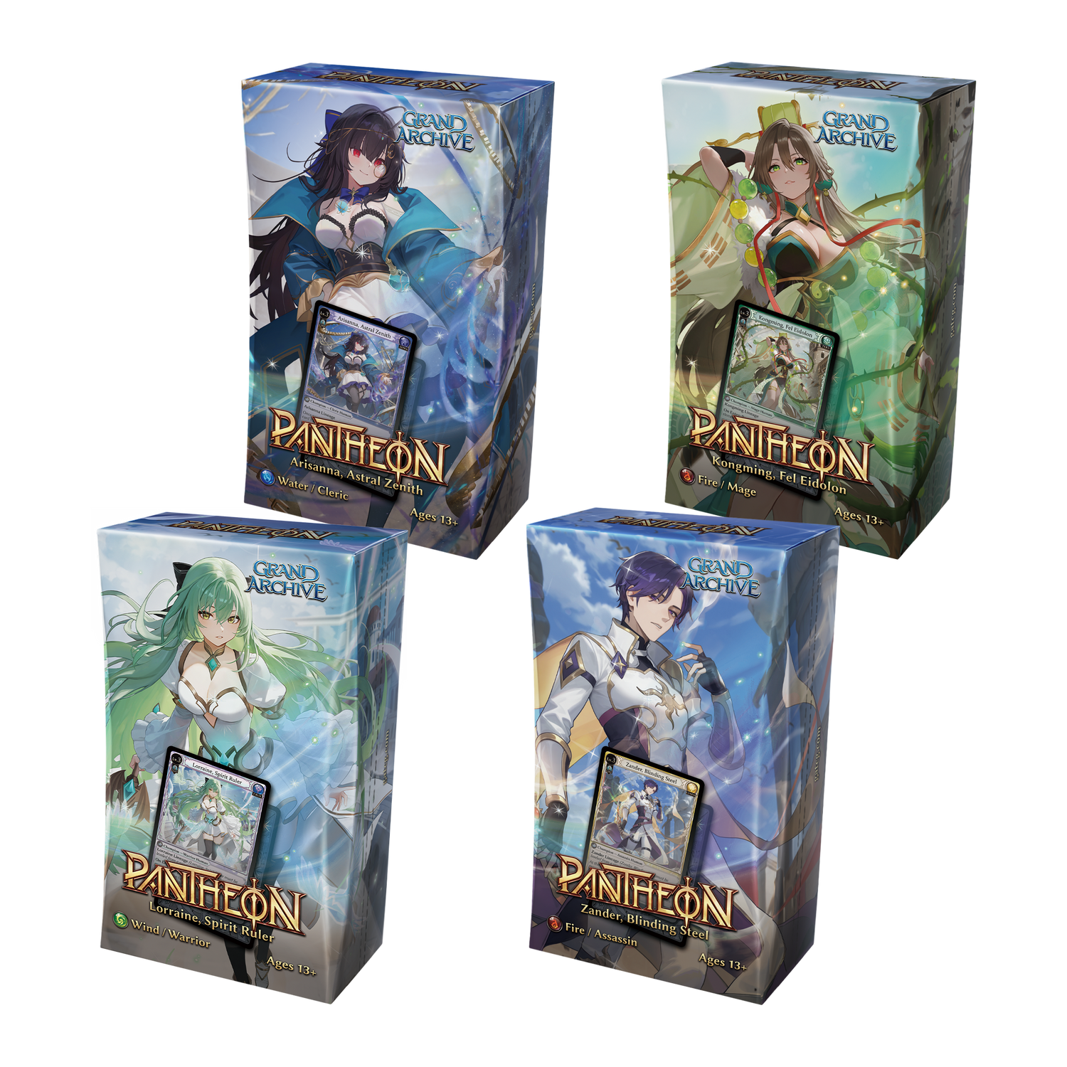 Grand Archive TCG - Radiant Origins - Pantheon Deck - Bundle