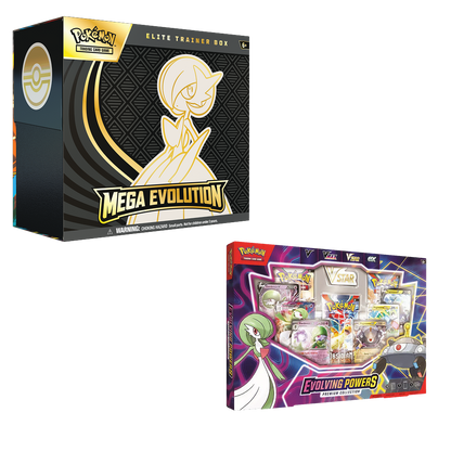 Pokemon TCG - Evolving Powers Collection Box &amp; Mega Evolution ETB (Gardevoir) - Bundle