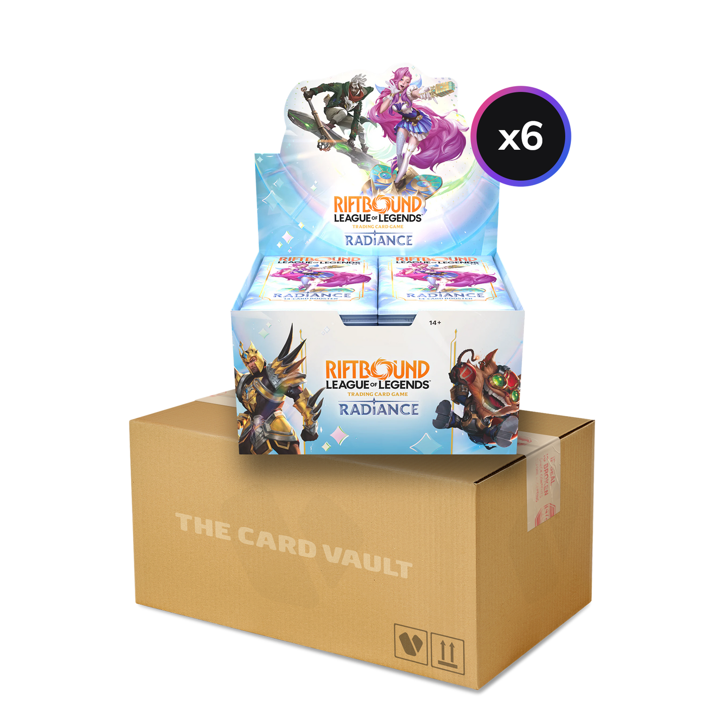 Riftbound: League of Legends TCG - Set 05 - Radiance - Display Case (6x Booster Boxes)