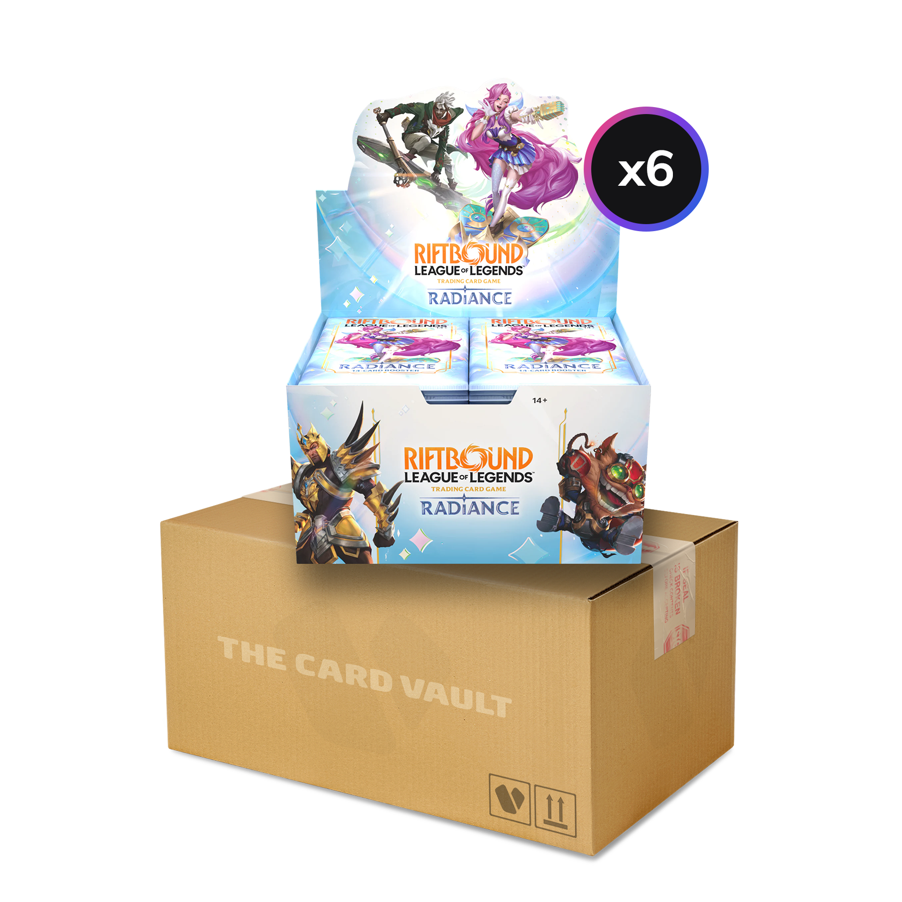 Riftbound: League of Legends TCG - Set 05 - Radiance - Display Case (6x Booster Boxes)