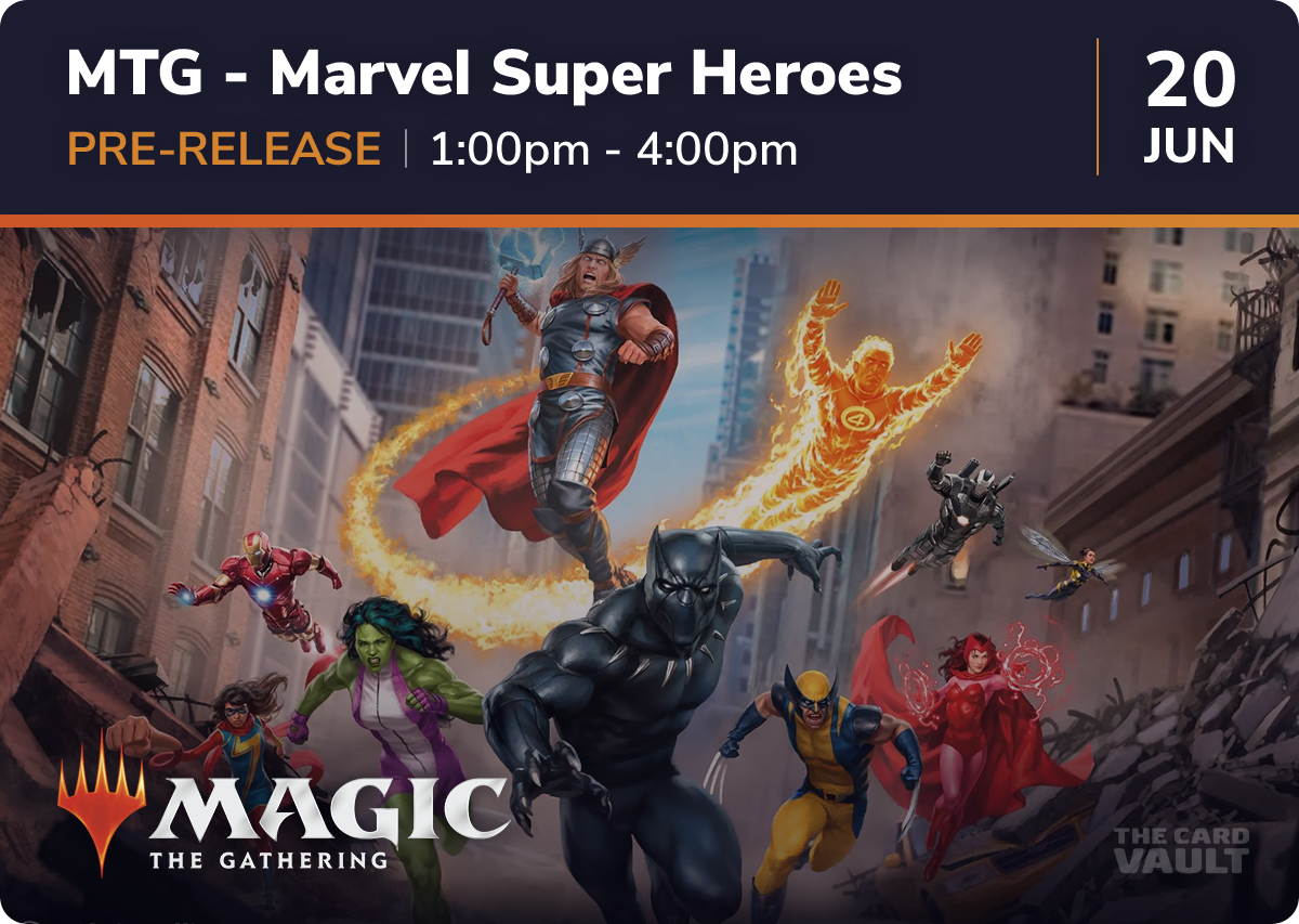 MTG Marvel Super Heroes Pre-Release - 20/06/2026