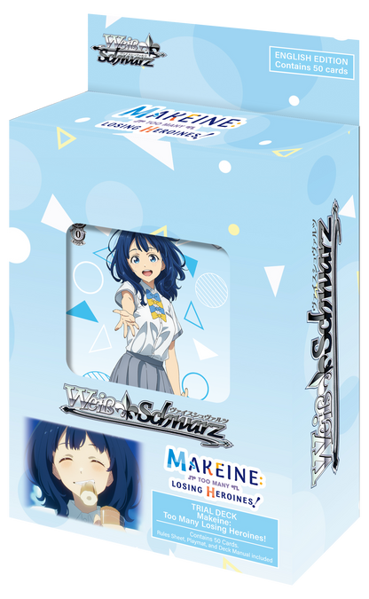 Weiss Schwarz - Makeine: Too Many Losing Heroines! - Trial Deck - Counter Display Unit (6x Decks)