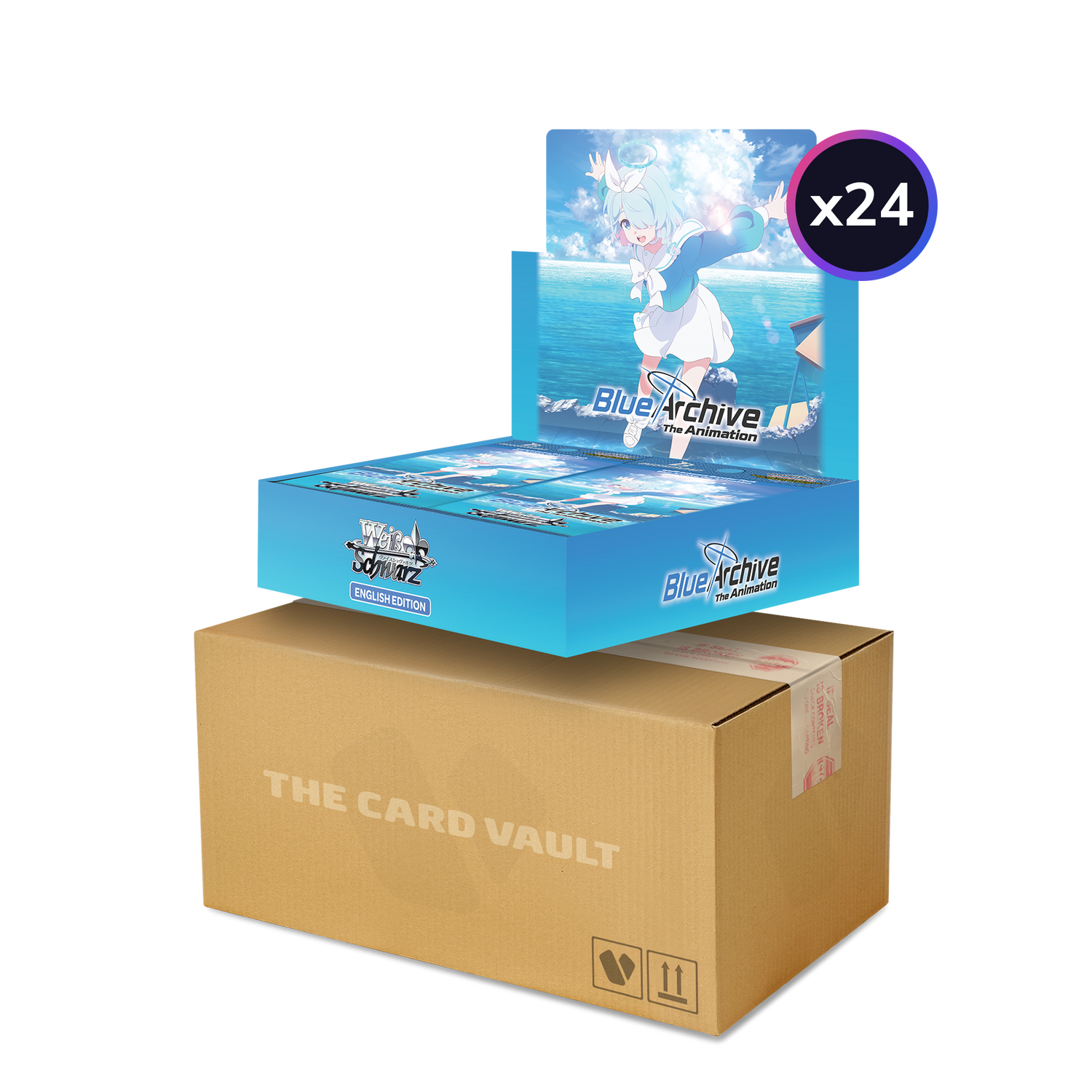 Weiss Schwarz - Blue Archive The Animation - Display Case (24x Booster Boxes)