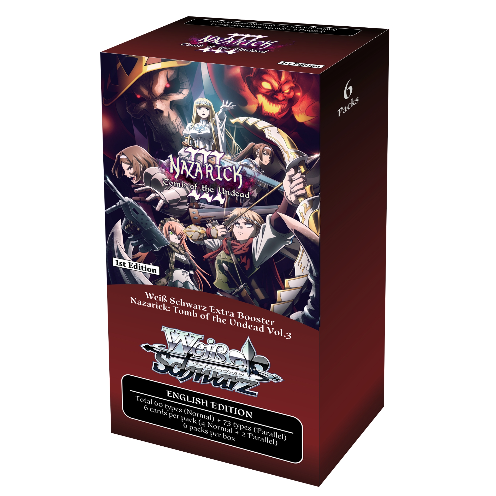 Weiss Schwarz - Nazarick: Tomb of the Undead Vol.3 - Extra Booster Box (6x Packs)