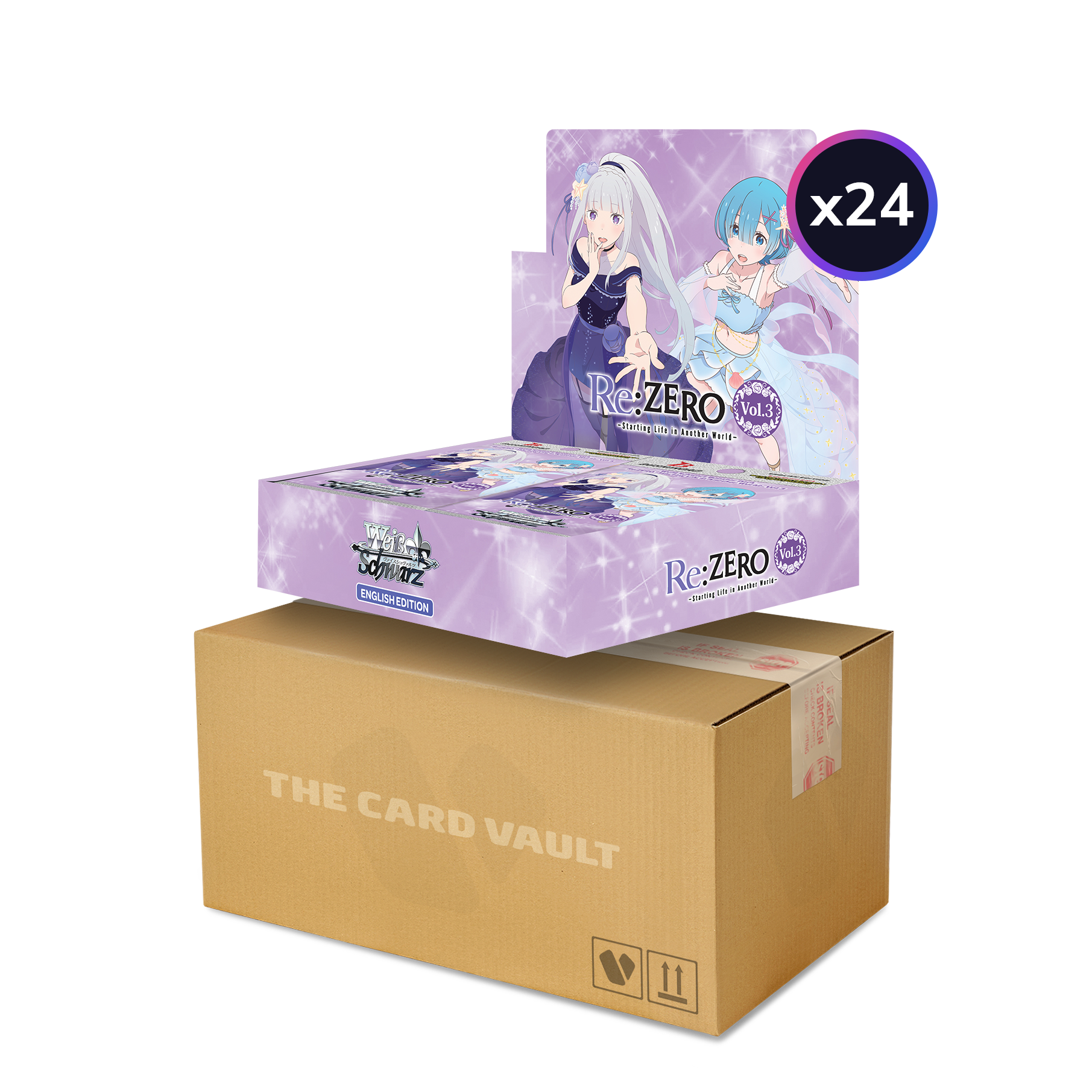 Weiss Schwarz - Re:ZERO -Starting Life in Another World- Vol.3 - Display Case (24x Booster Boxes)