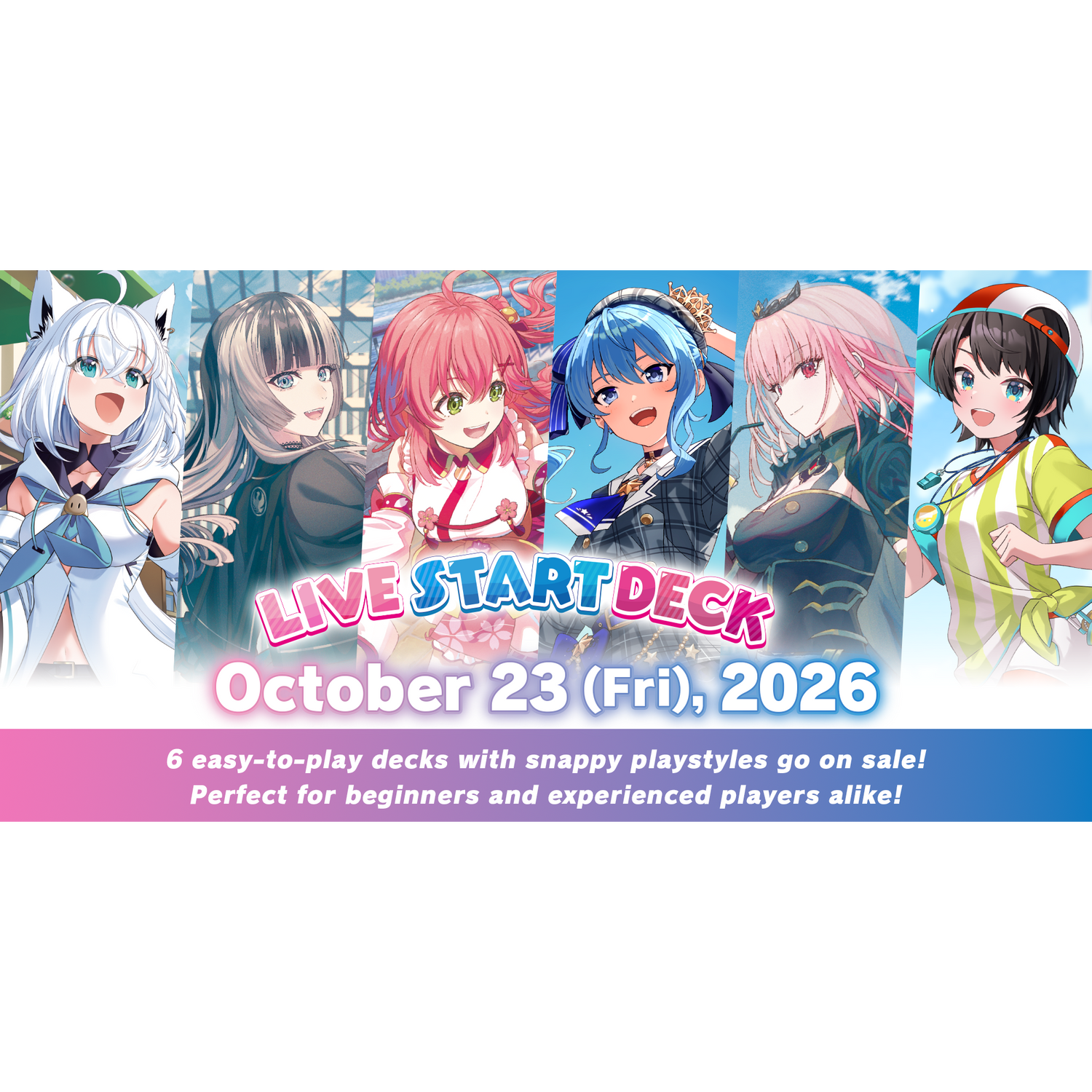 hololive Official Card Game - Live Start Deck - Hoshimachi Suisei Deck