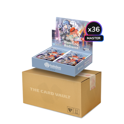 hololive Official Card Game - Blooming Radiance - Master Display Case (36x Booster Boxes)