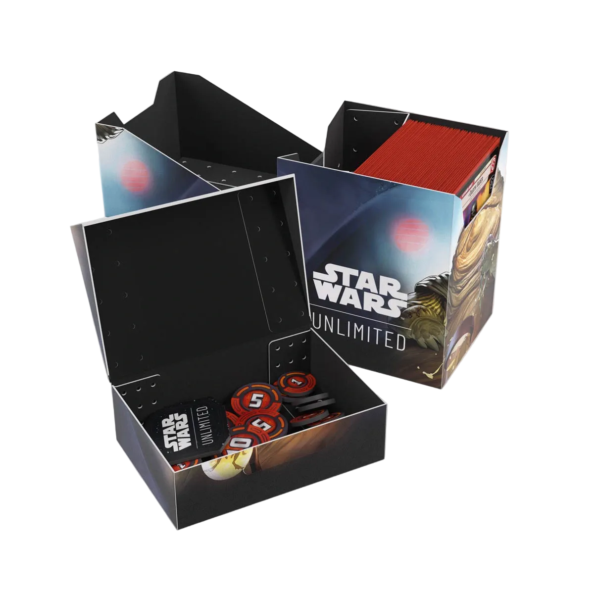 Gamegenic - Star Wars: Unlimited - Soft Crate - Leia Organa &amp; Jabba The Hutt