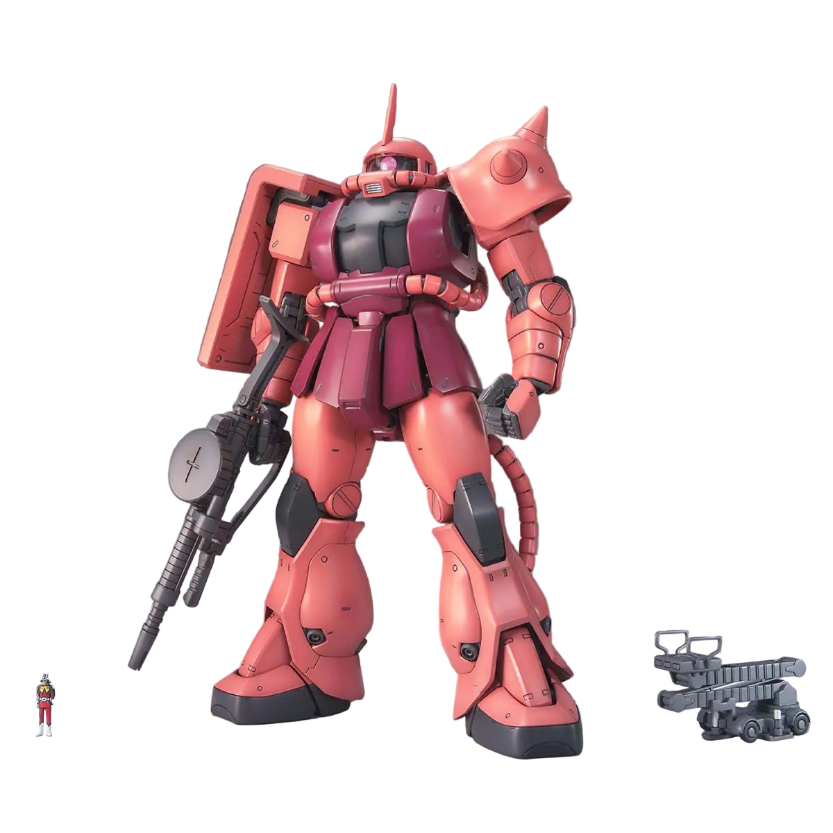 Bandai - Gunpla - MG 1/100 - Mobile Suit Gundam - MS-06S Char&