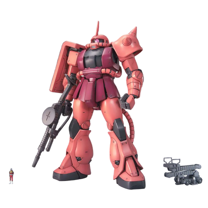 Bandai - Gunpla - MG 1/100 - Mobile Suit Gundam - MS-06S Char&