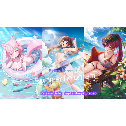 hololive Official Card Game - Extra Booster - Summer hologram - Booster Pack