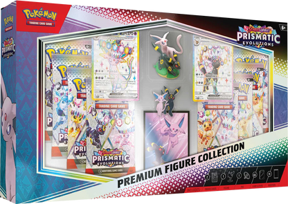 Pokemon TCG - Scarlet &amp; Violet - Prismatic Evolutions - Premium Figure Collection Box
