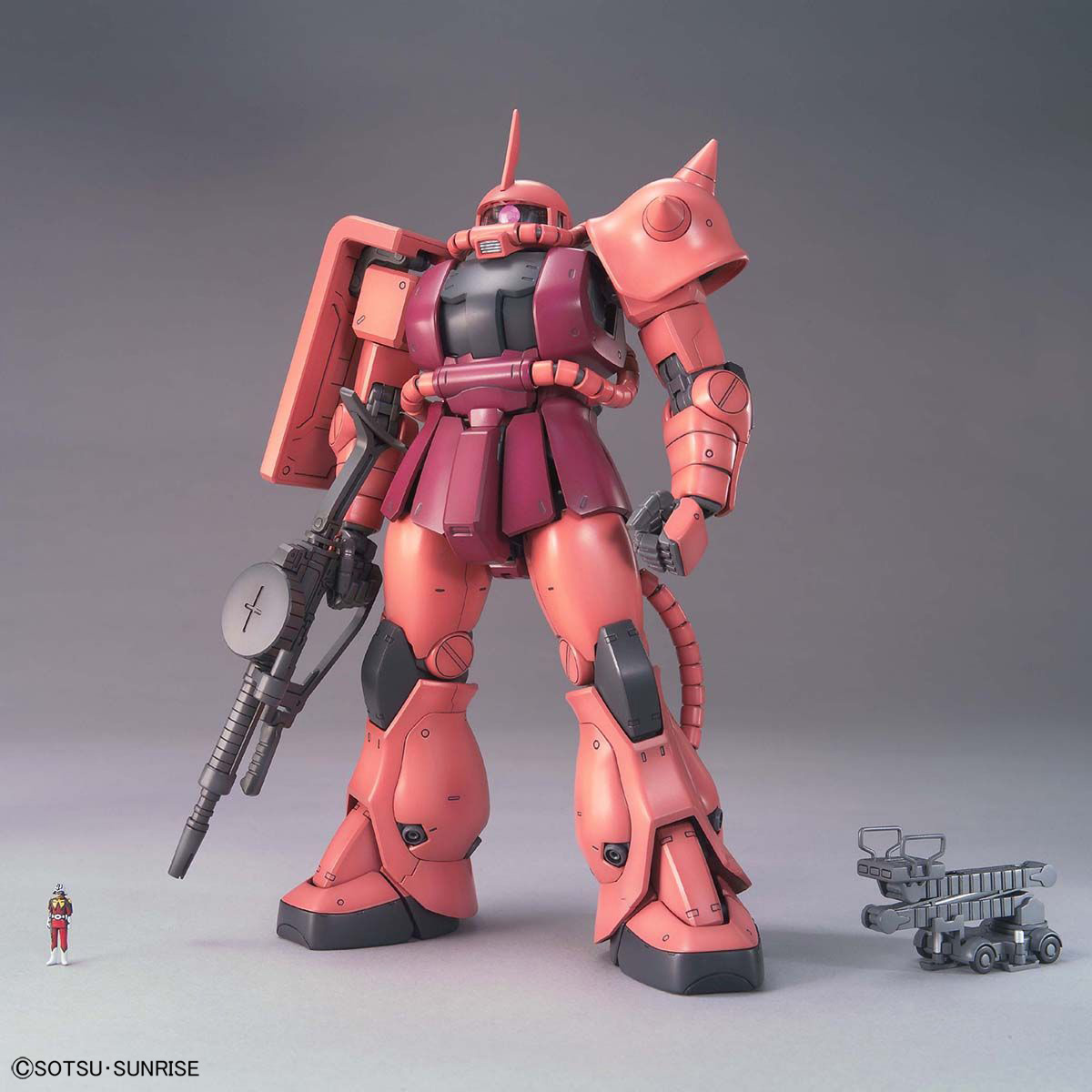 Bandai - Gunpla - MG 1/100 - Mobile Suit Gundam - MS-06S Char&