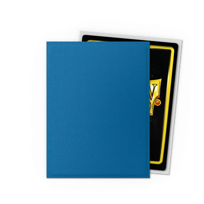 Dragon Shield - Dual Matte Sleeves - Standard Size - 100pk - Cobalt &amp; Silver Special Edition