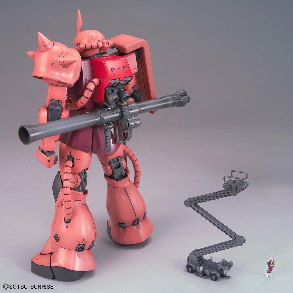 Bandai - Gunpla - MG 1/100 - Mobile Suit Gundam - MS-06S Char&
